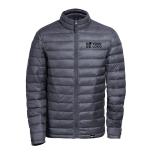 Veste doudoune d'entreprise unisexe en polyester recyclé MKT Mitens vue principale