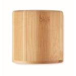 Bougie en cire végétale avec arôme vanille durée 30 heures Nature couleur bois troisième vue