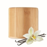Bougie en cire végétale avec arôme vanille durée 30 heures Nature couleur bois cinquième vue