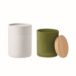 Bougie longue durée aux plantes avec couvercle Candlelight Medium couleur vert deuxième vue
