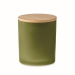 Bougie longue durée aux plantes avec couvercle Candlelight Medium couleur vert septième vue