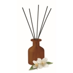 Diffuseur d'arôme en flacon de verre avec 8 bâtonnets 100 ml Kaori couleur marron