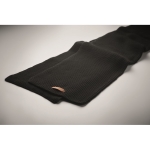 Ensemble 3 pièces en RPET avec logo : bonnet, écharpe et gants Winter couleur noir quatrième vue photographique