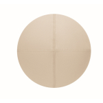 Bonnet d'hiver personnalisé économique en coton 190 g/m² Lighty couleur beige troisième vue