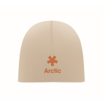 Bonnet d'hiver personnalisé économique en coton 190 g/m² Lighty couleur beige vue principale