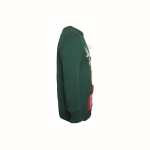 Pull de Noël personnalisé au look festif taille S-M Christmas couleur vert cinquième vue