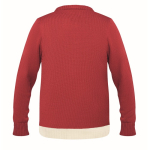 Grand pull à motifs de Noël taille L-XL Christmas couleur rouge deuxième vue