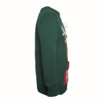 Grand pull à motifs de Noël taille L-XL Christmas couleur vert cinquième vue
