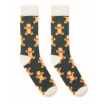 Chaussettes de Noël dans étui cadeau grande taille 43-46 Joyful couleur jaune deuxième vue
