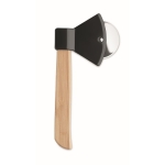 Coupe-pizza en forme de hache pour merchandising Viking couleur noir deuxième vue