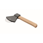 Coupe-pizza en forme de hache pour merchandising Viking couleur noir troisième vue