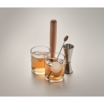 Service à cocktail en acier inoxydable composé de 7 pièces Set Night couleur argenté troisième vue photographique