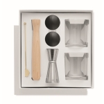 Service à cocktail en acier inoxydable composé de 7 pièces Set Night couleur argenté cinquième vue