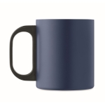 Tasse inox personnalisable pas chère à double paroi de 300 ml Robust couleur bleu ultramarine troisième vue