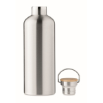 Grande gourde isotherme avec poignée pliable en métal 1,5 L Clip couleur argenté troisième vue