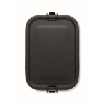 Lunch box en acier inoxydable avec fermoirs de sécurité 750ml Split couleur noir cinquième vue