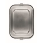 Lunch box en acier inoxydable avec séparateur 1,2L Inox Space couleur argenté sixième vue