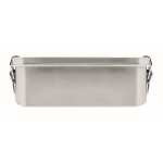 Lunch box en acier inoxydable avec séparateur 1,2L Inox Space couleur argenté septième vue