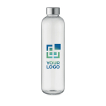 Gourde en tritan grande et transparente avec bouchon à vis 1 L Drink vue avec zone d'impression