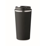 Verre en acier avec fonction thermique et anti-fuite 510ml Elegant XL couleur noir