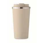 Verre en acier avec fonction thermique et anti-fuite 510ml Elegant XL couleur beige quatrième vue