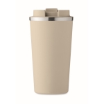 Verre en acier avec fonction thermique et anti-fuite 510ml Elegant XL couleur beige cinquième vue
