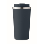 Mug en acier avec fonction thermique et anti-fuite 510 ml couleur bleu marine quatrième vue