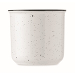 Tasse promotionnelle en céramique de style vintage 400ml Antique couleur blanc cinquième vue