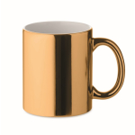 Mug personnalisé logo avec finition brillante de 300ml Magic Metallic couleur doré