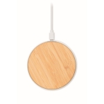 Chargeur en bambou avec base en ABS avec charge rapide Bamboo Fast couleur bois quatrième vue