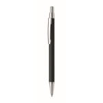 Stylo éco d'entreprise en aluminium recyclé encre bleue Recycled Arial couleur noir septième vue