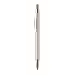 Stylo éco d'entreprise en aluminium recyclé encre bleue Recycled Arial couleur argenté septième vue