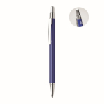 Stylo éco d'entreprise en aluminium recyclé encre bleue Recycled Arial couleur bleu roi septième vue