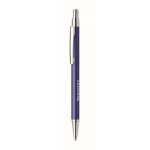Stylo éco d'entreprise en aluminium recyclé encre bleue Recycled Arial couleur bleu roi vue principale