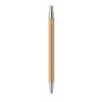 Stylo éco d'entreprise en aluminium recyclé encre bleue Recycled Arial couleur doré