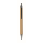 Stylo éco d'entreprise en aluminium recyclé encre bleue Recycled Arial couleur doré deuxième vue