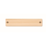 Harmonica avec finition en bois personnalisé avec le logo Melody couleur bois troisième vue