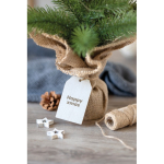 Mini sapin de Noël en plastique pour décorer le bureau couleur vert vue d'ambiance principale