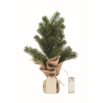Mini sapin de Noël en plastique pour décorer le bureau couleur vert quatrième vue