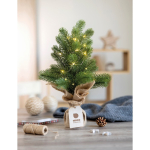 Mini sapin de Noël en plastique pour décorer le bureau couleur vert vue d'ambiance principale