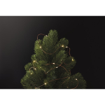 Guirlande de 50 lumières LED dans de chaleureux tons jaune de 5m LED couleur bois quatrième vue photographique