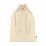 Sac cadeau en coton bio Eco Large boutique Eco Large couleur naturel