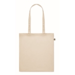 Sac shopping en coton recyclé 140 g/m2 Recycled Cotton couleur naturel