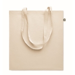 Sac shopping en coton recyclé 140 g/m2 Recycled Cotton couleur naturel deuxième vue