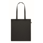 Sac en coton recyclé en couleur 140 g/m2 Recycled Cotton Colors couleur noir