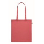 Sac en coton recyclé en couleur 140 g/m2 Recycled Cotton Colors couleur rouge
