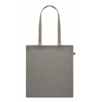 Sac en coton recyclé en couleur 140 g/m2 Recycled Cotton Colors couleur gris foncé