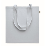 Sac en coton recyclé en couleur 140 g/m2 Recycled Cotton Colors couleur bleu pastel deuxième vue