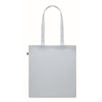 Sac en coton recyclé en couleur 140 g/m2 Recycled Cotton Colors couleur bleu pastel troisième vue
