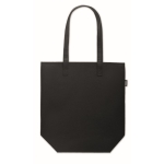 Sac promotionnel en feutre RPET avec longues poignées Tote FieltroRPET couleur noir troisième vue